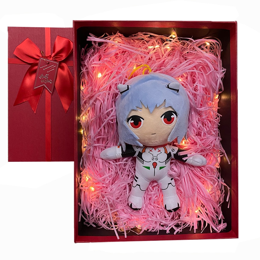 Cute Rei Ayanami Plush Toy Doll Kawaii Anime 20cm Ray Stuffed Plushie Figure Christmas Birthday Gift for Kids 2021 New