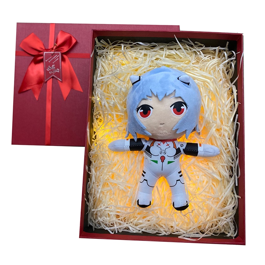 Cute Rei Ayanami Plush Toy Doll Kawaii Anime 20cm Ray Stuffed Plushie Figure Christmas Birthday Gift for Kids 2021 New