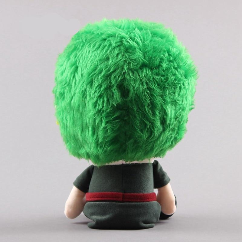 34 cm One Piece Roronoa Zoro Plush Toys Doll Peluche Japan Anime Cartoon Roronoa Zoro Luffy Series Dolls Baby Kids Party Gift