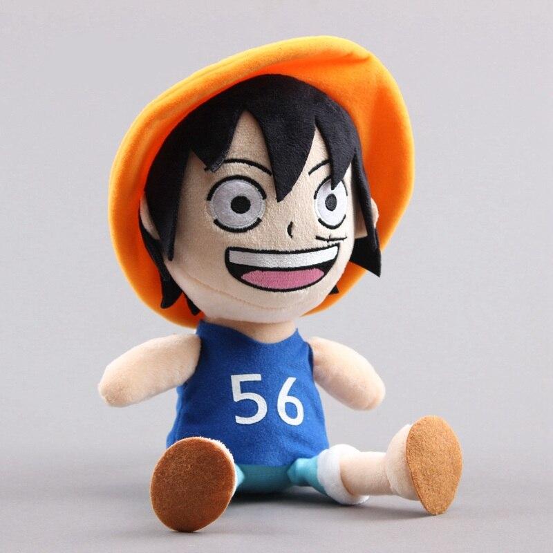 20-25 cm Japan Anime One Piece Luffy Trafalgar Law Sabo Plush Toys Doll Peluche New Arrivals Stuffed Toy Women kid Birthday Gift