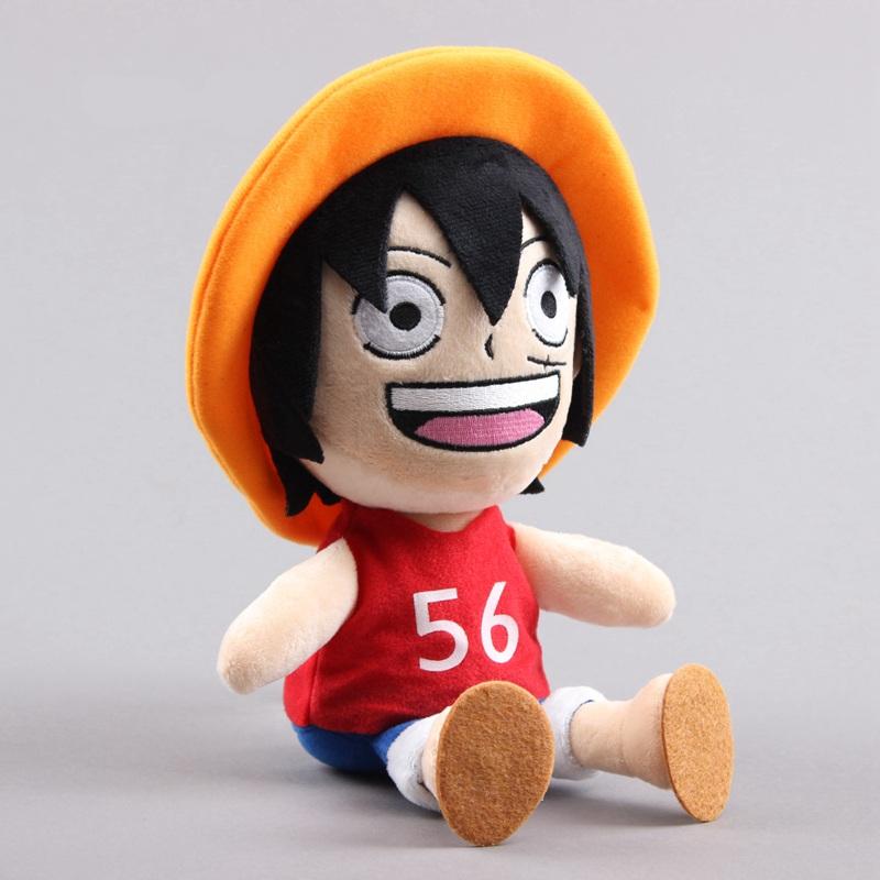 20-25 cm Japan Anime One Piece Luffy Trafalgar Law Sabo Plush Toys Doll Peluche New Arrivals Stuffed Toy Women kid Birthday Gift