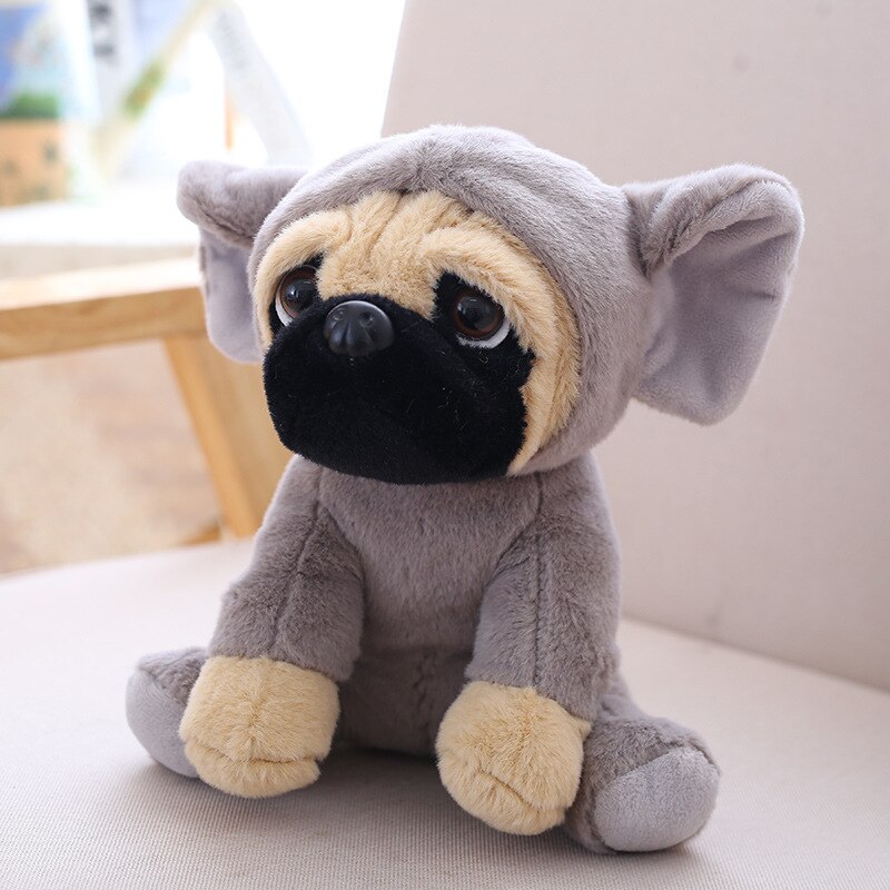 Pug Dog Stuffed Plush Toy In Elephant Costume