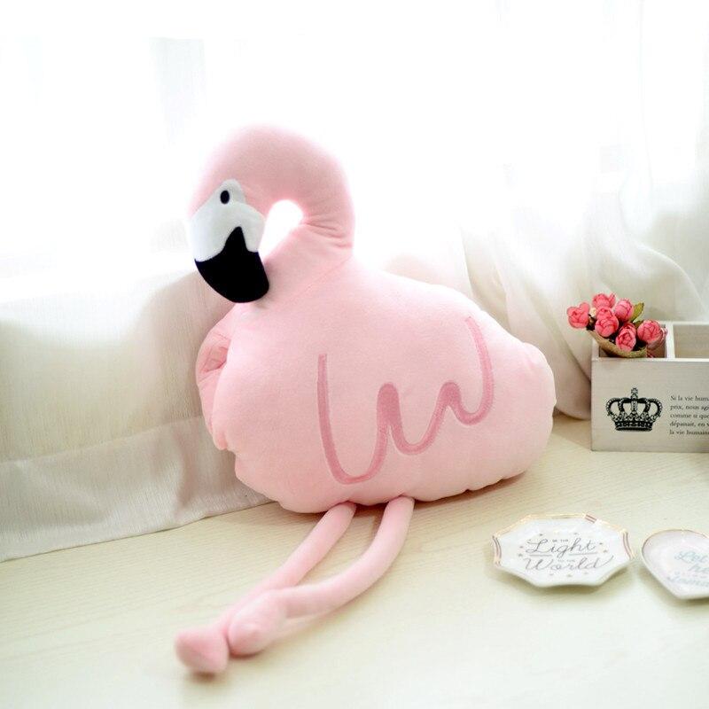 Flamingo Bird Soft Plush Cushion