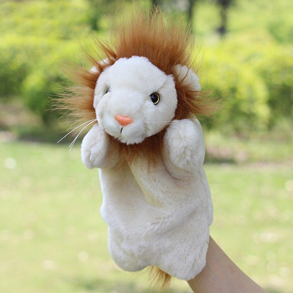 Children Lion Nursery Infant Baby Hand Plush Stuffed Puppet Toys Christmas Birthday Gifts
