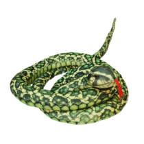 Giant Boa Cobra Green Snake Soft Stuffed Plush Toy
