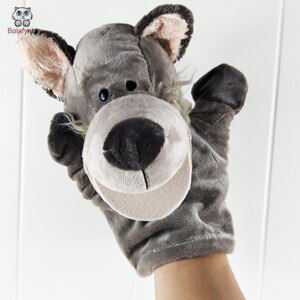 Wolf Hand Puppet Stuffed Plush Toy