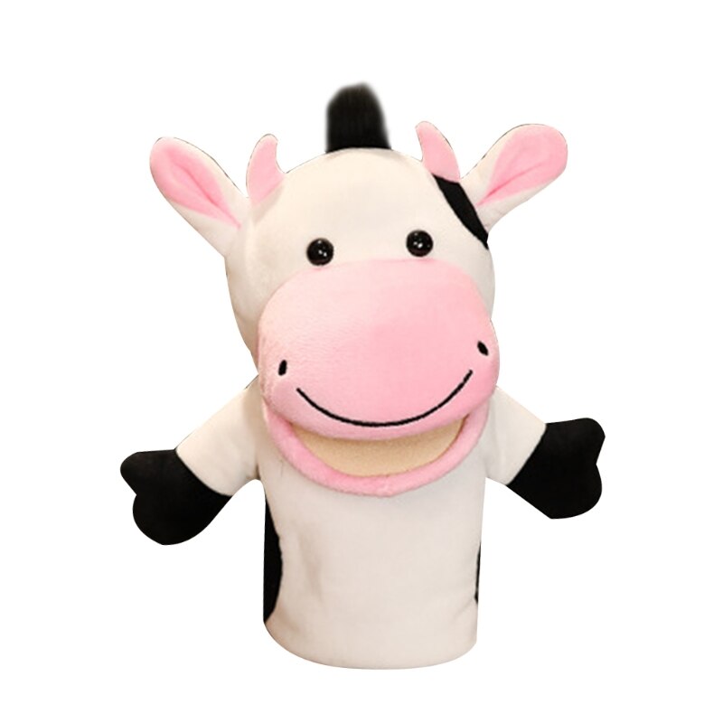 25cm Cow Hand Puppet Soft Plush Toy