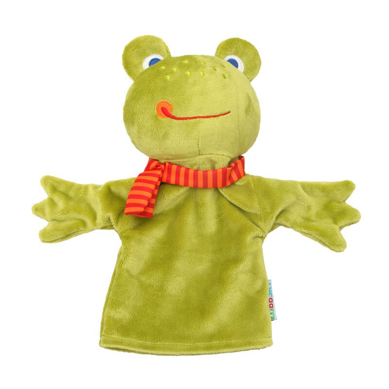Frog Hand Puppet Soft Plush Toy