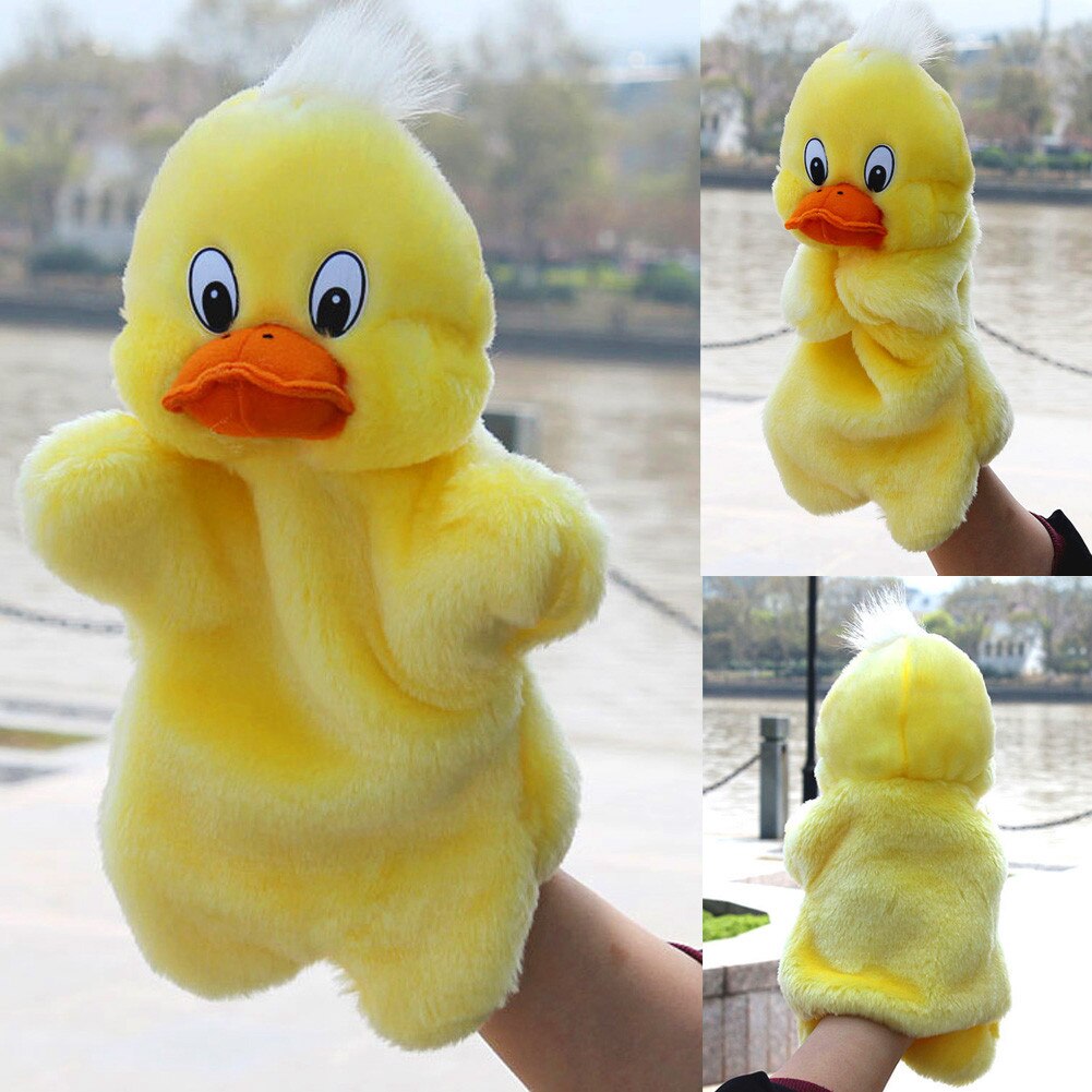 Duck Hand Puppet Soft Stuffed Plush Toy