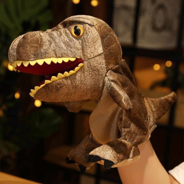 T- Rex Dinosaur Hand Puppet Soft Plush Toy