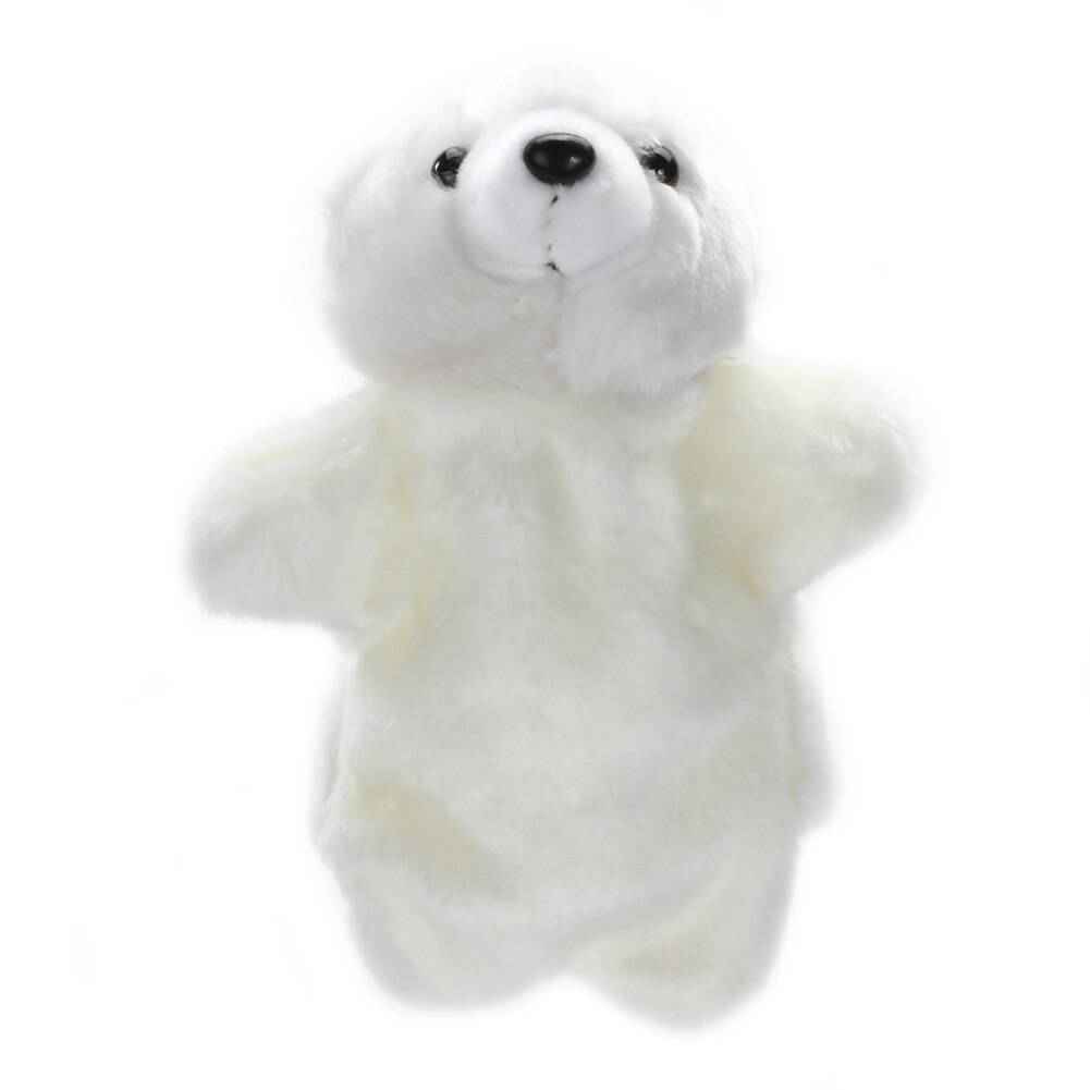 Polar Bear Hand Puppet Soft Stuffed Plush Toy