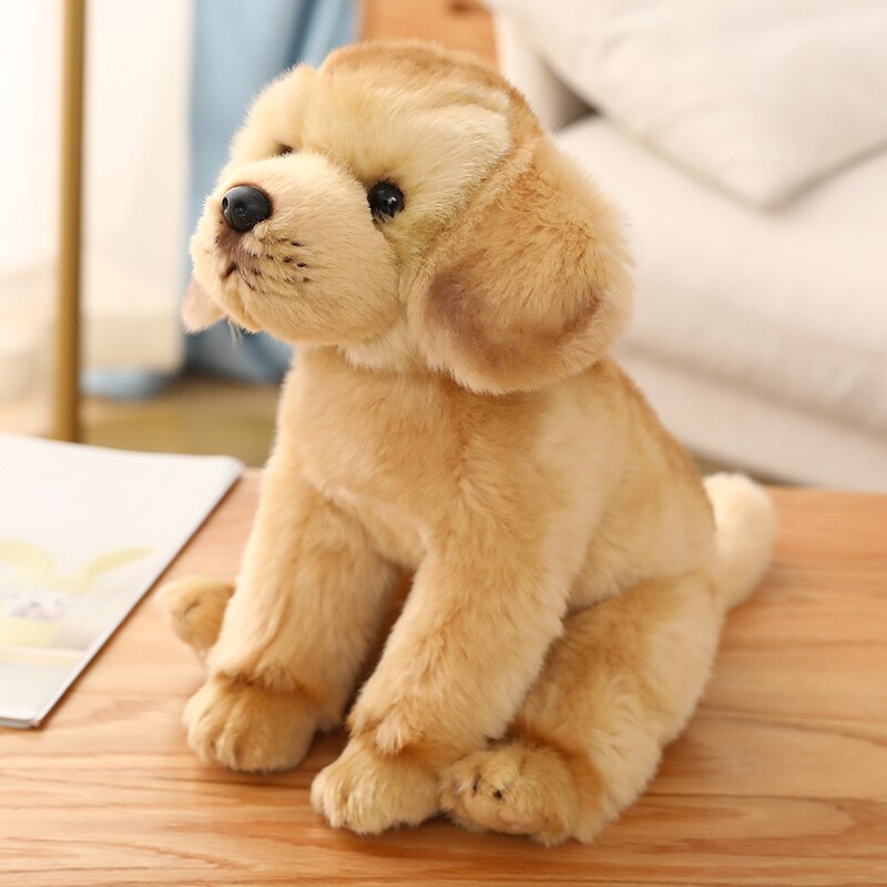 Realistic Labrador Retriever Puppy Soft Stuffed Plush Toy