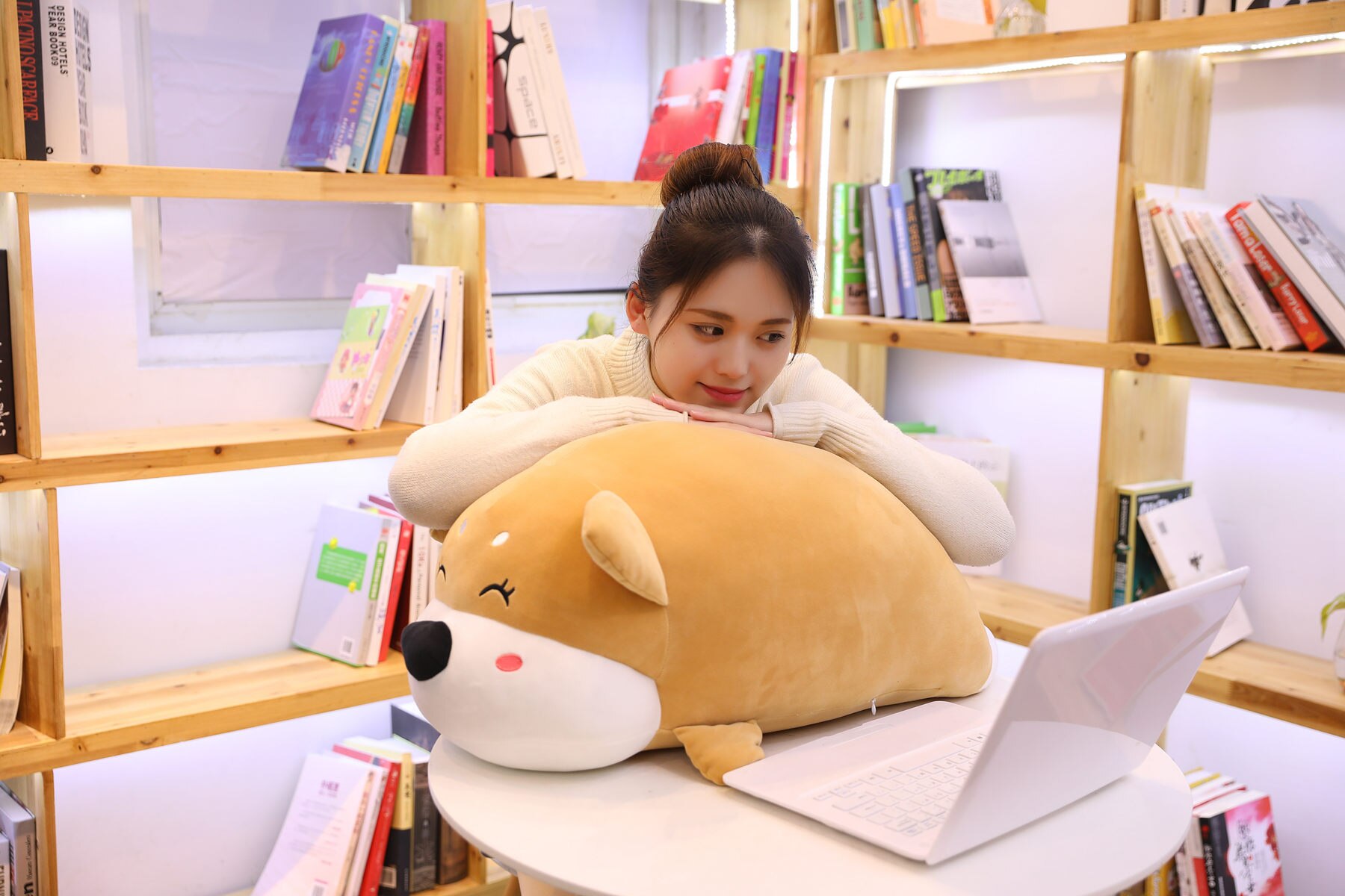 50/70cm Cute Fat Shiba Inu Dog Plush Toy Stuffed Soft Animal Corgi Chai Pillow Christmas Gift for Kids Kawaii Valentine Present