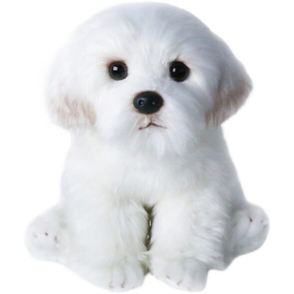 Maltese Fluffy Puppy Soft Stuffed Plush Toy - PlushStore.com - World of ...