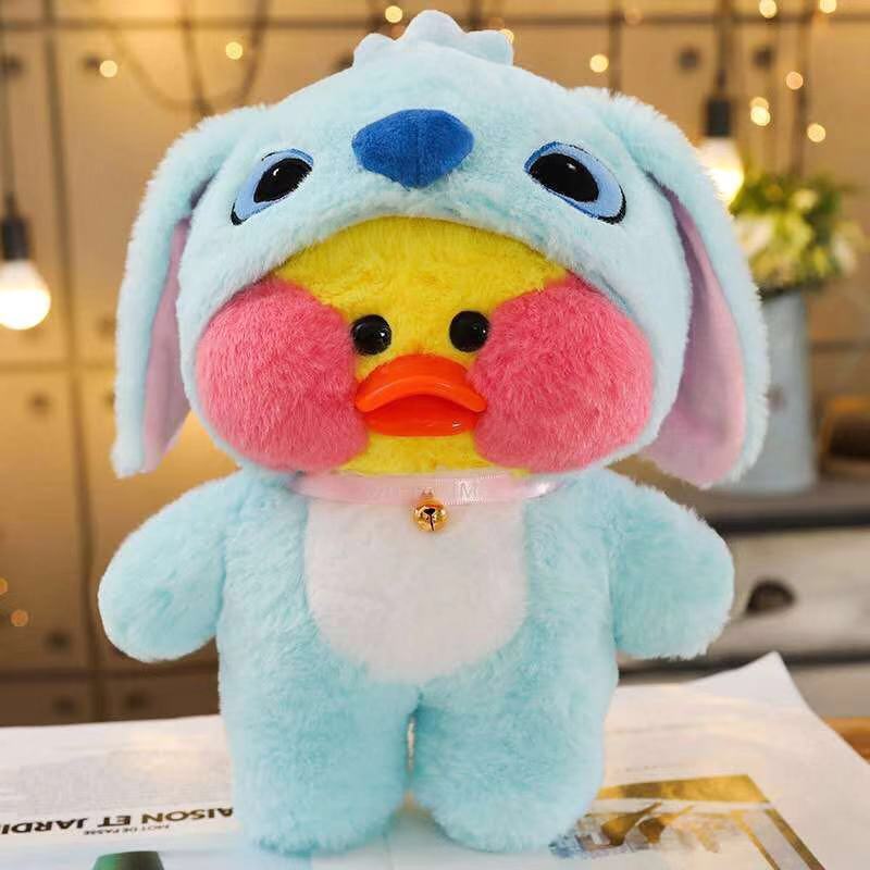 30cm Korean Netred Wearing Hyaluronic Acid Little Yellow Duck Doll Ducks Lalafanfan Ducks Plush soft Toys Ducks Doll Birthday Gi