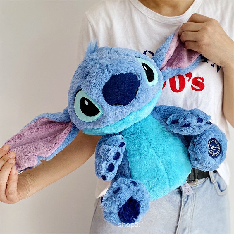 Disney Lilo & Stitch Plush Doll Toy Cartoon Animal Sitting Stitch Stuffed Soft Toy Car Pillow Pendant Kids Xmas Birthday Gift