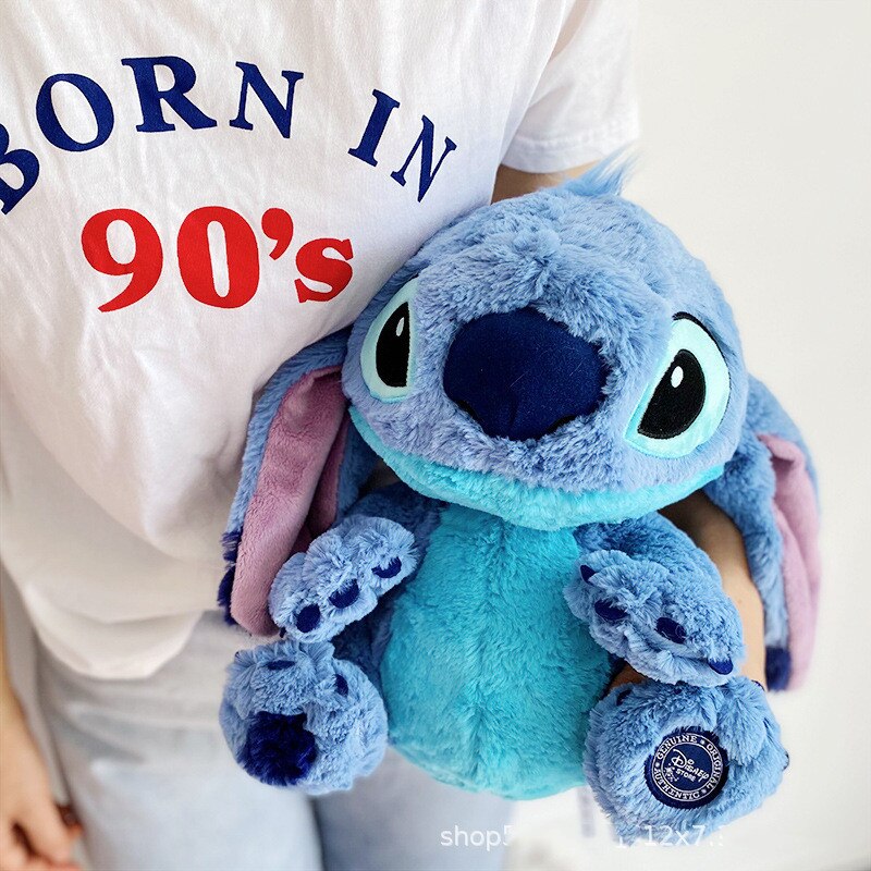 Disney Lilo & Stitch Plush Doll Toy Cartoon Animal Sitting Stitch Stuffed Soft Toy Car Pillow Pendant Kids Xmas Birthday Gift