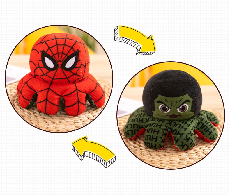 spiderman reversible octopus