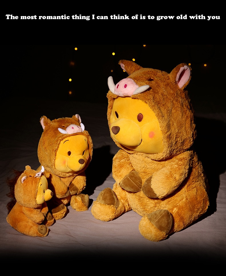 Disney Cartoon Stuffed Animals Toys Winnie The Pooh Plush Toys Gift To Girlfriend Dolls For Girls Boys Kids Pillow Christmas