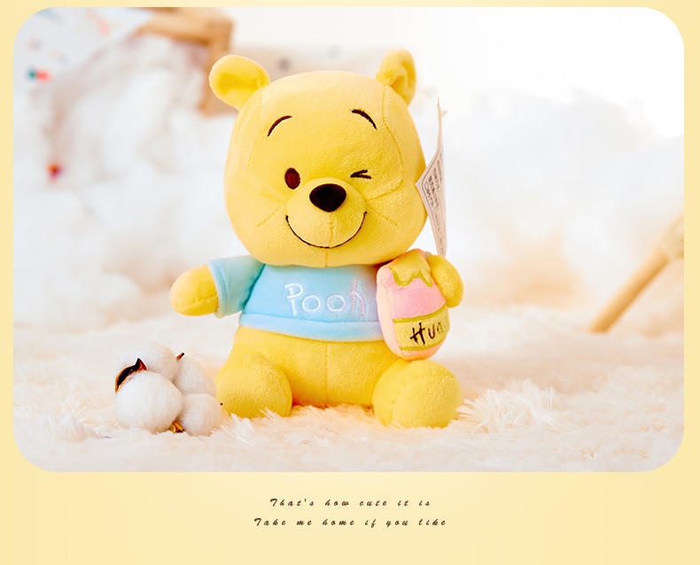 20/30cm Disney honey pot Winnie the Pooh plush toy soft and cute kawaii children's toy birthday gift boy girl