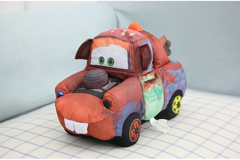 Disney Pixar Cars Mcqueen Friends Mater Stuffed Toys Cute Cartoon Anime Plush Dolls Toys For Children Birthday Christmas Gift