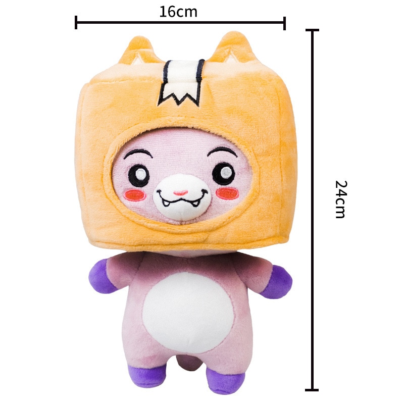 3 Style Lankybox Removable Cartoon Robot Soft Toy Plush Children's Gift Turned Into A Doll Girl Bed Kawaii Pillow