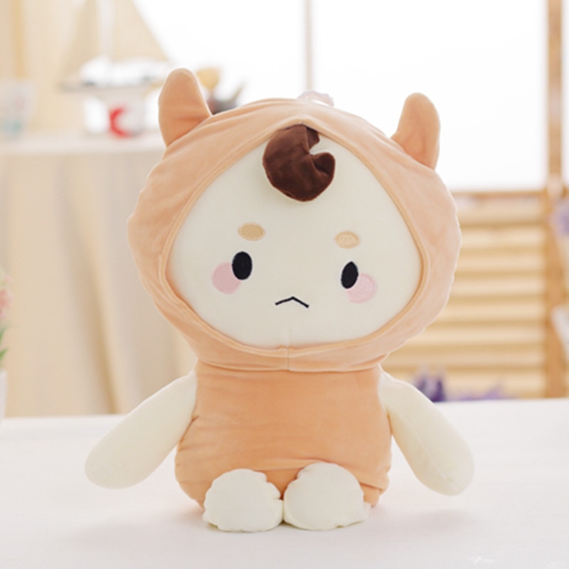 27cm / 45cm / 55cm Cute Plush Korean Dolls Soft Ghosts Kong Yu With Buckwheat Doll Toys Buckwheat Pillow Kids Gifts