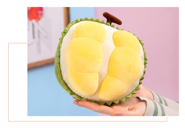 candice guo cute plush toy lovely fruit emulational durian orange soft stuffed doll girl boy birthday Christmas gift 20cm 1pc