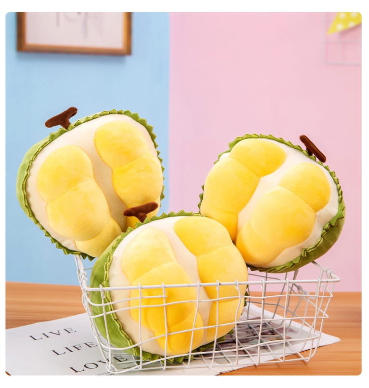 candice guo cute plush toy lovely fruit emulational durian orange soft stuffed doll girl boy birthday Christmas gift 20cm 1pc