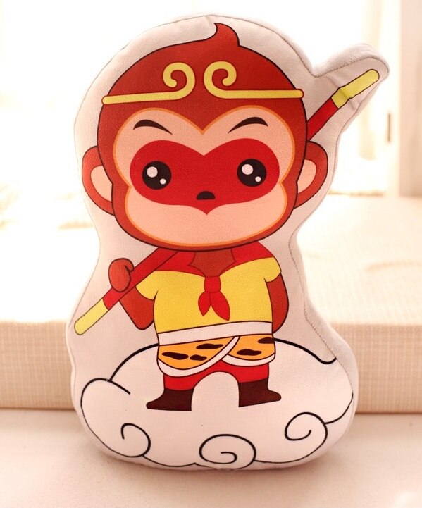 Cartoon Sun Wukong Monkey king Soft Stuffed Plush Pillow  -  World of plushies