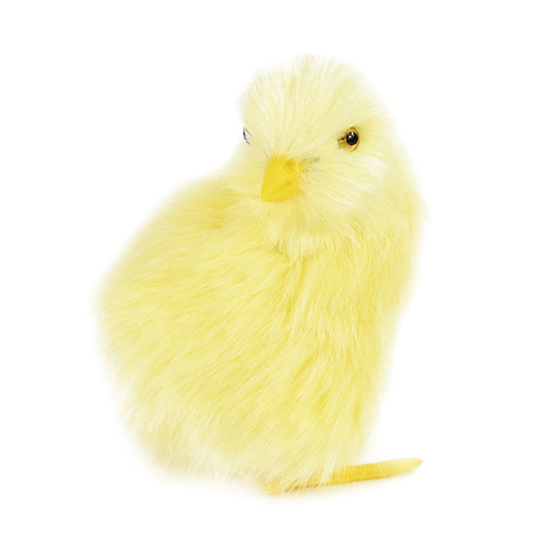 1PC Simulation Lovely Plush Chick Toy Easter Decor Realistic Animal Doll Kids Birthday Christmas Gift Early Education Cognition