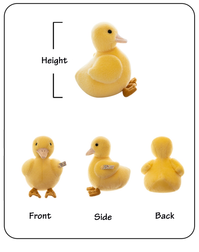 Lovely Duck Stuffed Animal Dolls For Children High Quality Soft Cure Plush Doll For Gifts