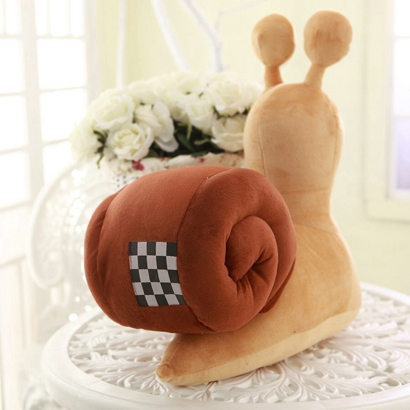 Kawaii Animal Plush Snail Doll Toys Peluche Comfort Animal Pillow Cute Home Decoration Baby Room Toys