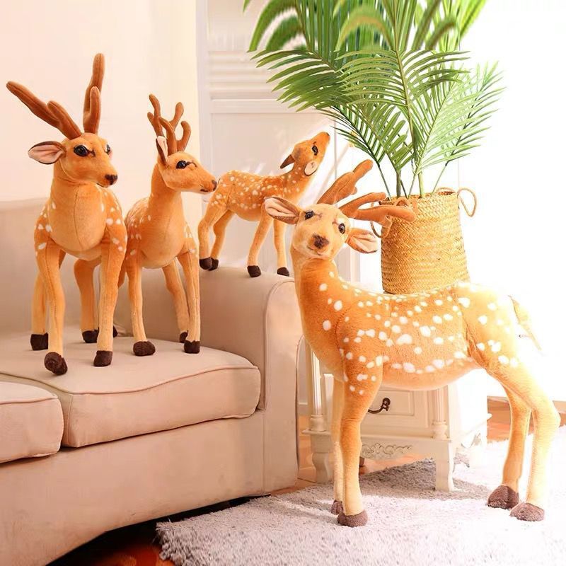 Plush Toys Stuffed Animals sika Deer Doll Children Baby Kids Birthday Gift