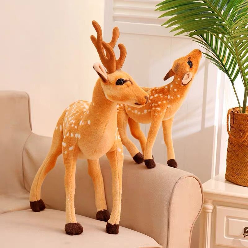 Plush Toys Stuffed Animals sika Deer Doll Children Baby Kids Birthday Gift