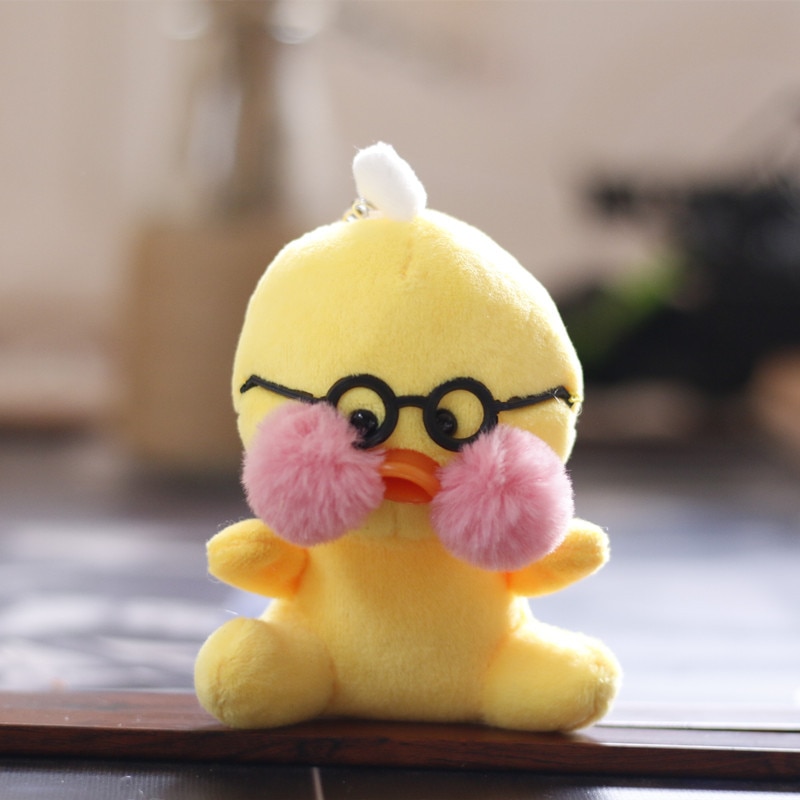 Cute Little Yellow Chicken Pendant Plush Toy Doll Net Red Chick Mini Bag Pendant Keychain Doll