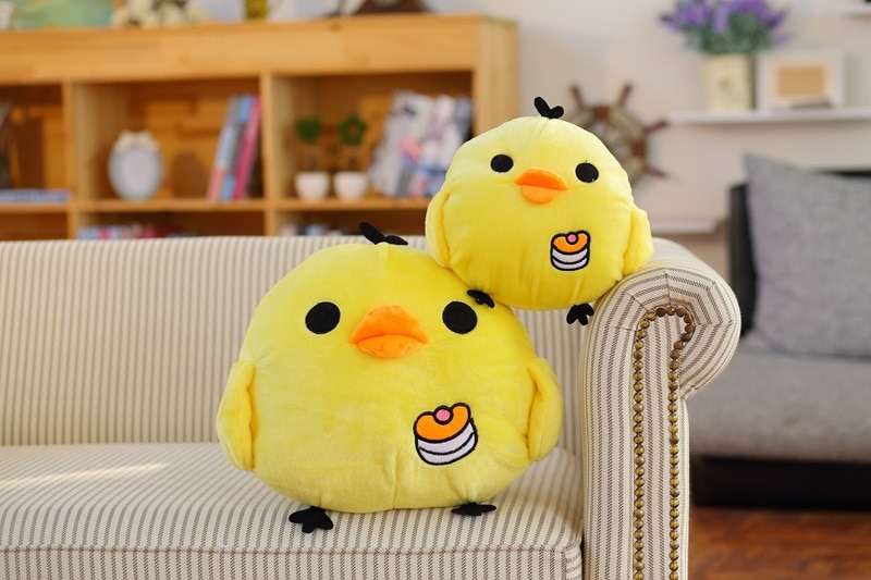 1pc 2019 new cute yellow chick high quality plush toy children toy baby boy girl birthday gift WJ129