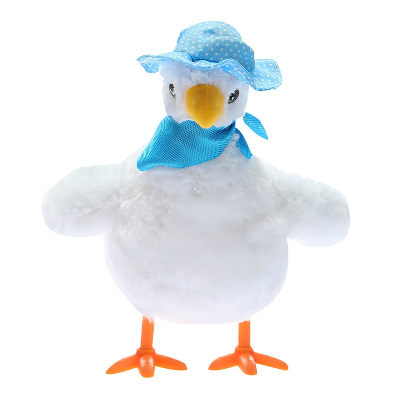 New Arrive 25CM A Hen Chicken Plush Toy Laying Egg Shocked Joke Gift Child Anti-Stress Gadget Fun Game Indoor Or Outdoor