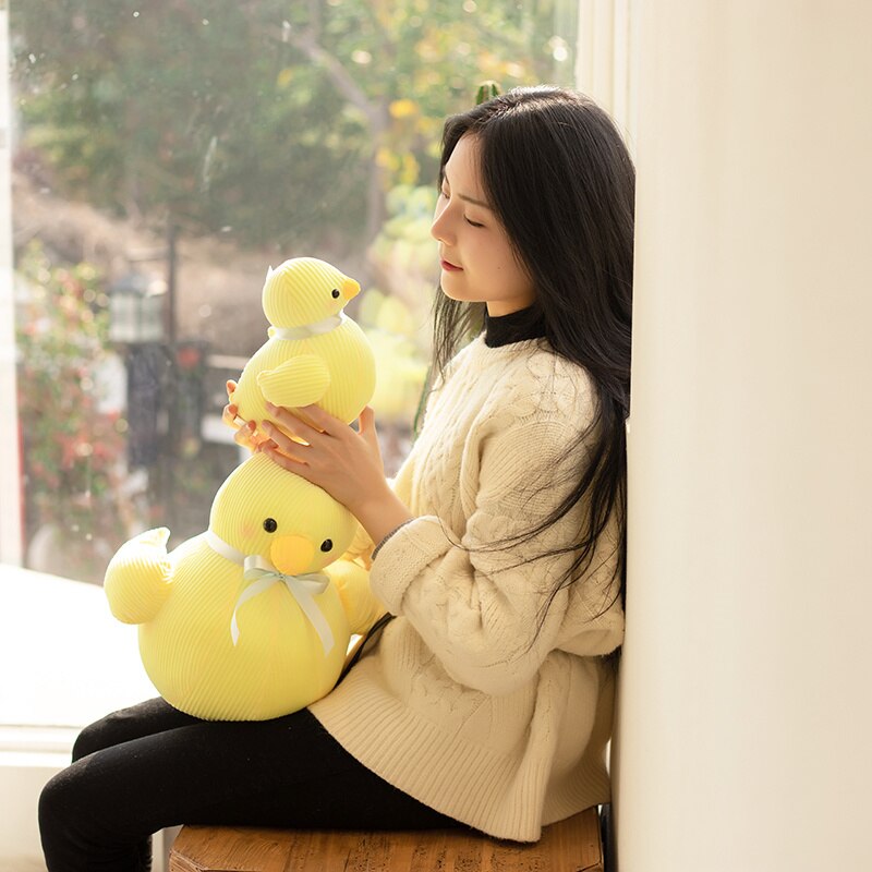 Lovely Yellow Chick Plush Doll Stuffed Cute Chicken Plush Toys for Children Kids Animal Doll