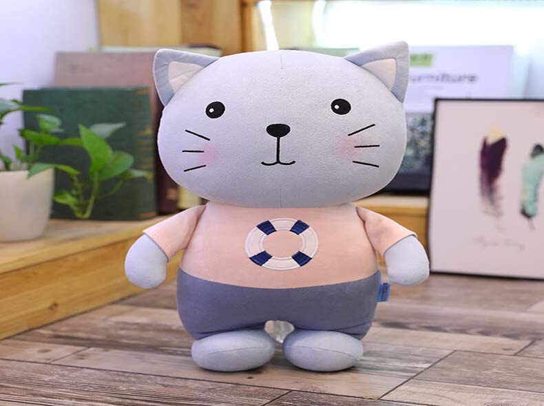 Down cotton soft cute mouse plush toy cute cat soft doll doll pillow children accompanying sleeping doll