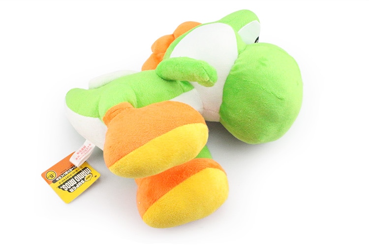 28cm Cartoon Large Green Yoshi Plush Doll Toys With Tag Soft Dragon Doll