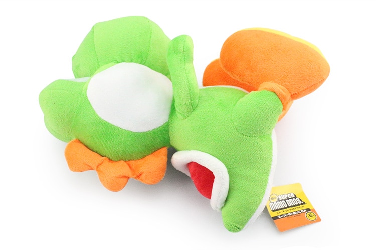 28cm Cartoon Large Green Yoshi Plush Doll Toys With Tag Soft Dragon Doll