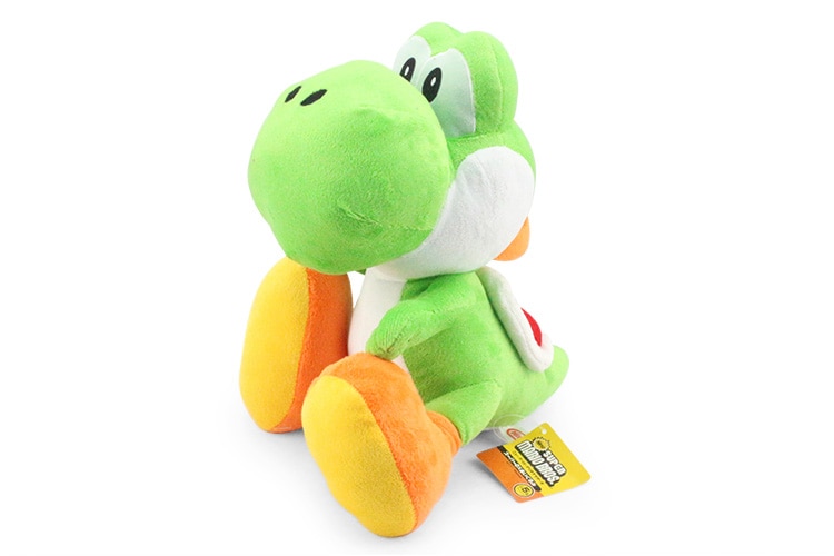 28cm Cartoon Large Green Yoshi Plush Doll Toys With Tag Soft Dragon Doll