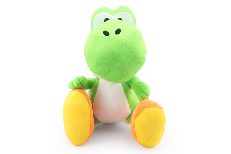 28cm Cartoon Large Green Yoshi Plush Doll Toys With Tag Soft Dragon Doll