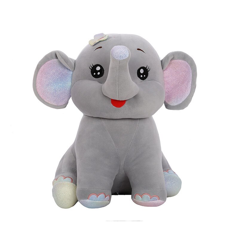 40CM/55CM Elephant Plush toys With Cute Giant Ears Soft Stuffed Animals Dolls Sofa Furry Cushion For Kids Girls Holiday Gifts