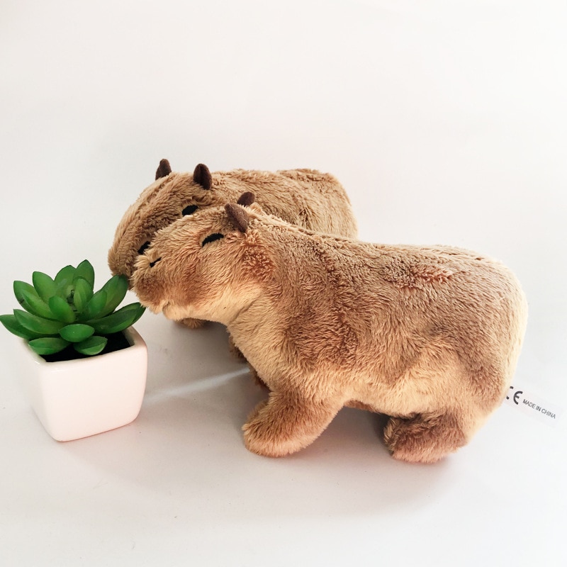 20cm Capybara Rodent Plush Toy Cartoon Animal Hydrochoerus Hydrochaeris Plush Doll Soft Toy Christmas Gift Toys For Children