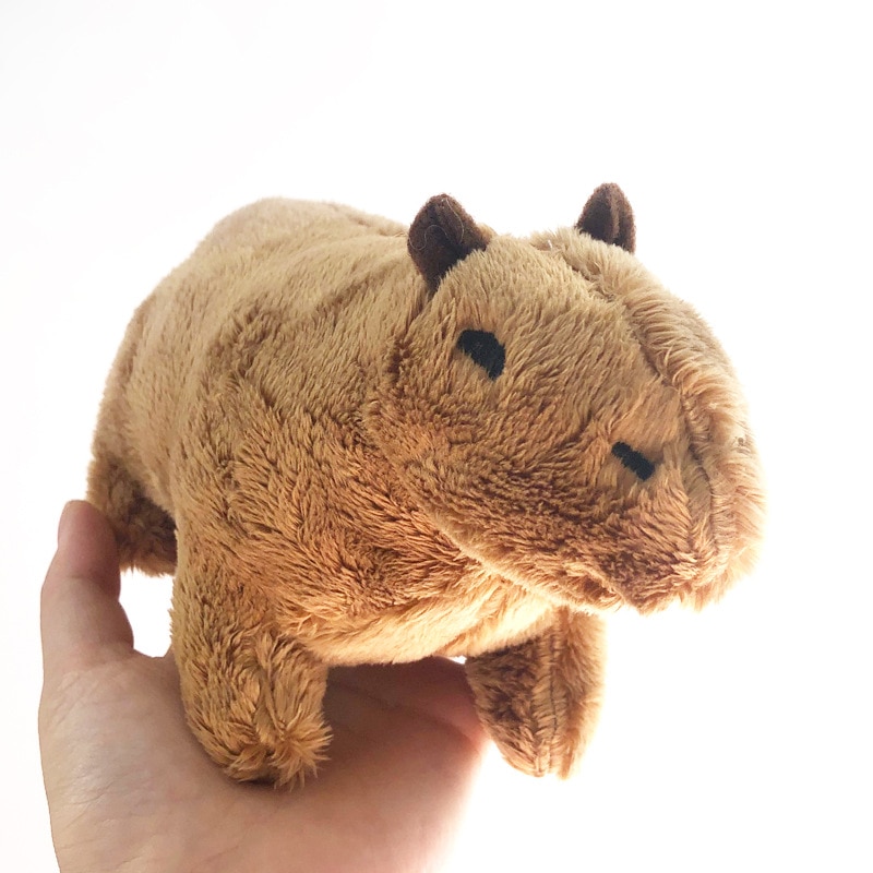 20cm Capybara Rodent Plush Toy Cartoon Animal Hydrochoerus Hydrochaeris Plush Doll Soft Toy Christmas Gift Toys For Children