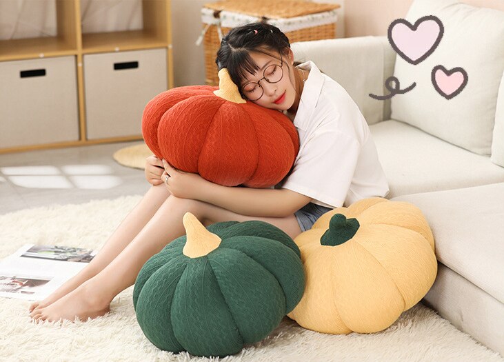 20/40cm Pumpkin Throw Pillow Plush Cushion Soft and Comfortable Sofa Bed Sleeping Pillow Home Furnace Child Girl Birthday Gift