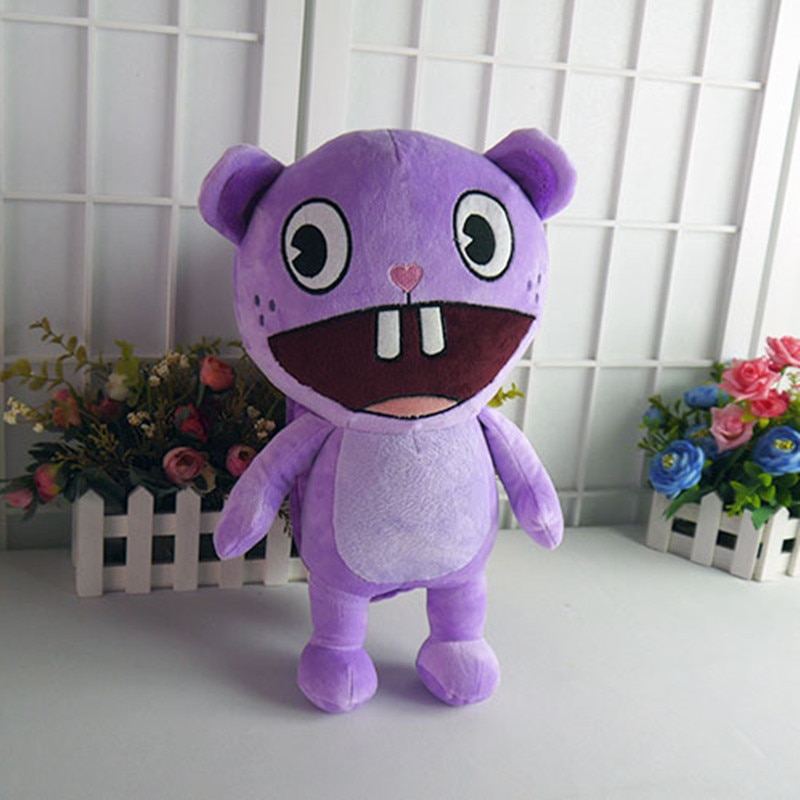 Happy Tree Friends plush dolls Anime Toothy plush toys 37cm soft pillow high quality for gift