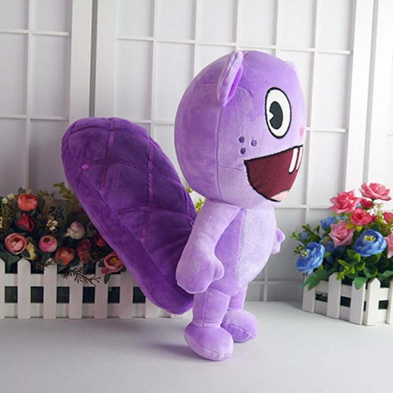 Happy Tree Friends plush dolls Anime Toothy plush toys 37cm soft pillow high quality for gift